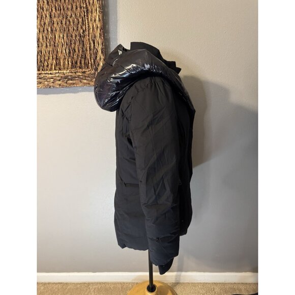 NEW Bernardo Large Black Puffer Coat Layered Hooded Water Resistant Winter $180 - Picture 6 of 16